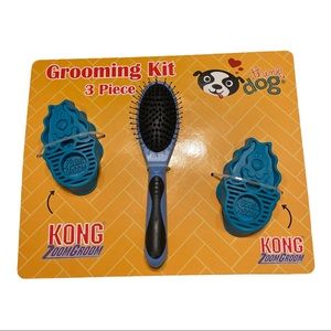 Kong Zoom Groom 3 Pc Dog Grooming Kit